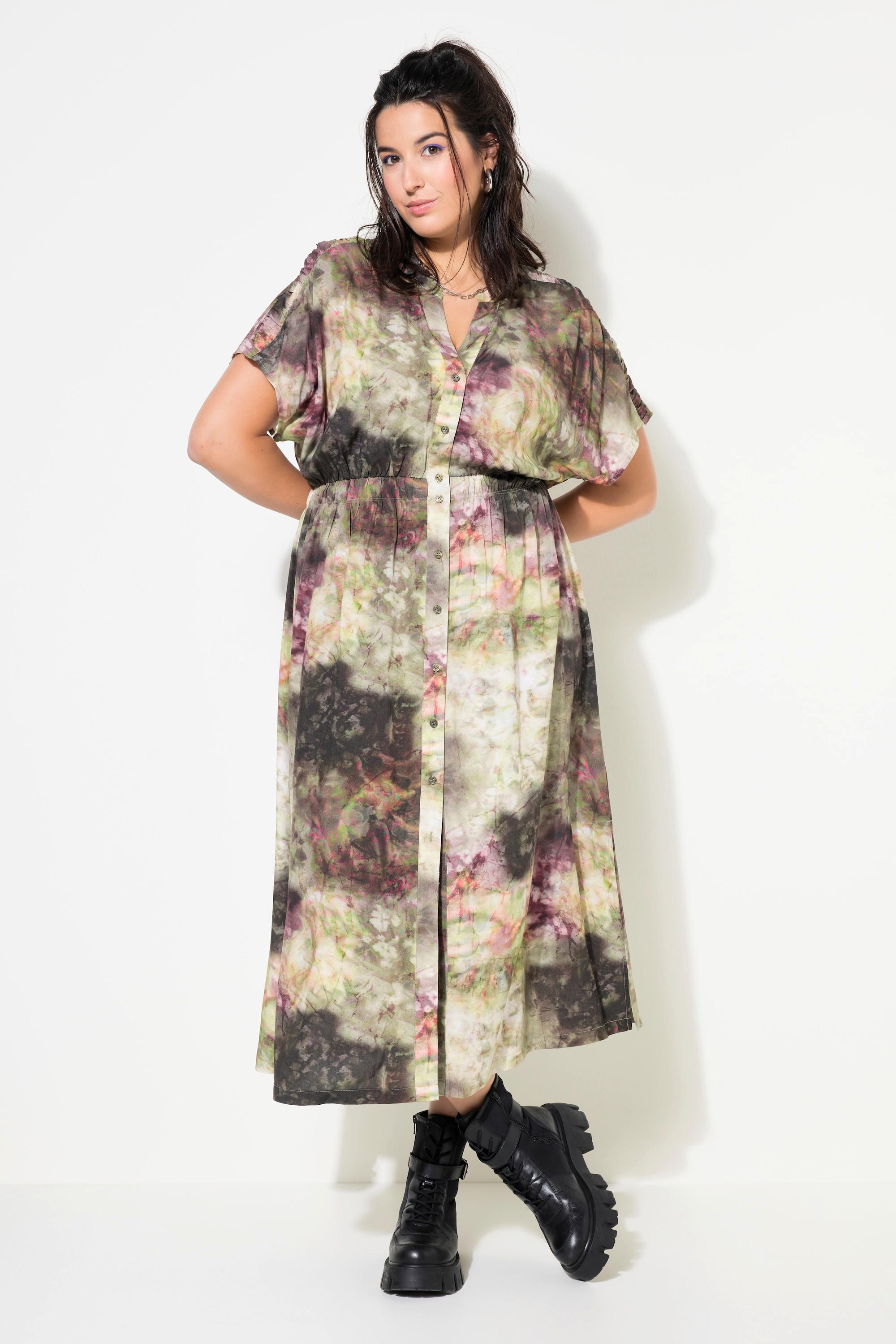 Studio Untold  Robe maxi oversize, imprimé marbre 