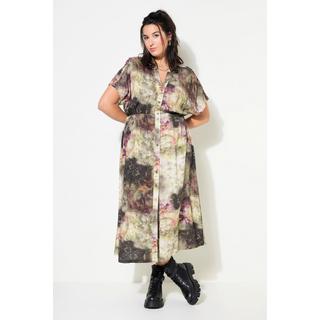 Studio Untold  Robe maxi oversize, imprimé marbre 