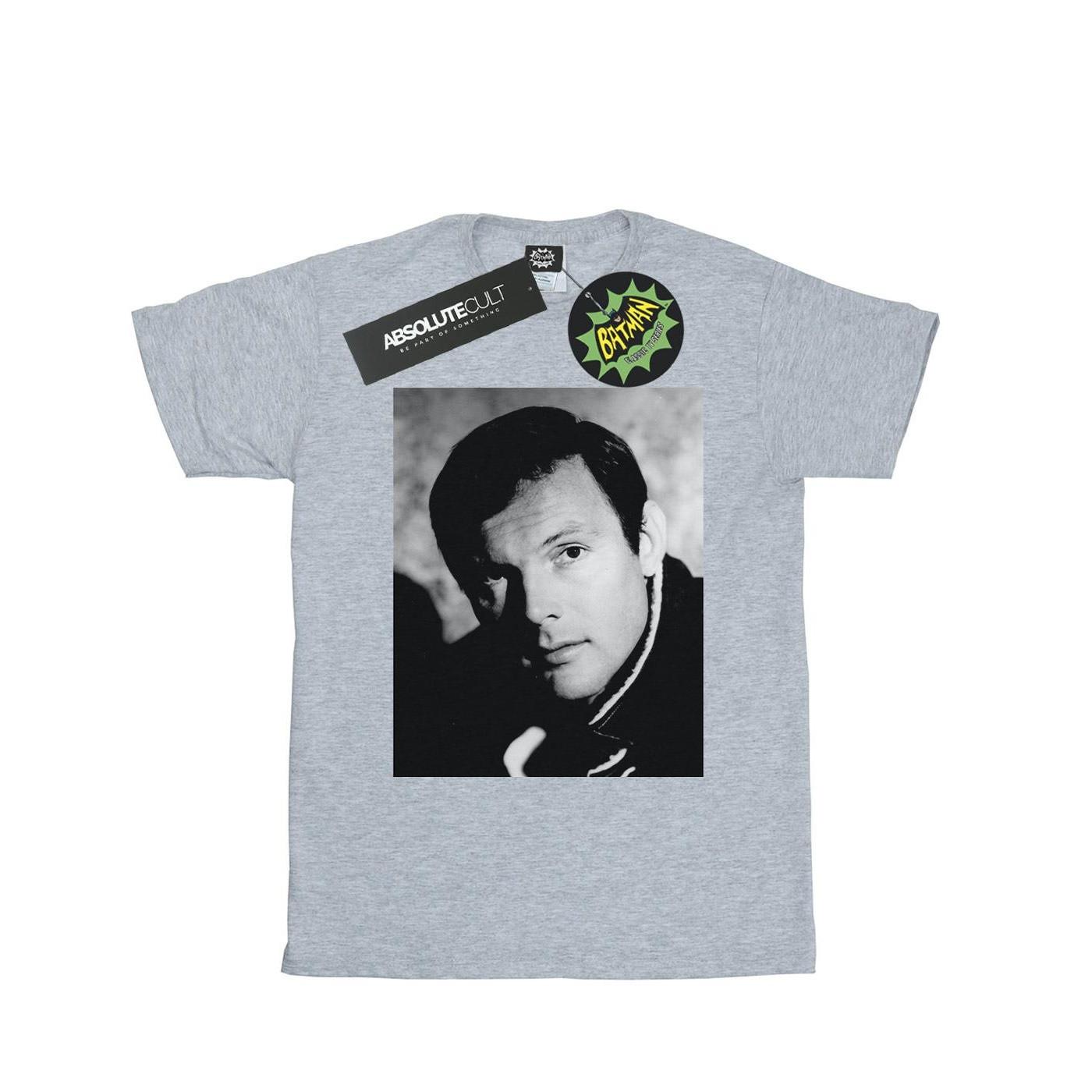 Image of Batman Tv Series Adam West Photograph Tshirt Herren Grau 5XL