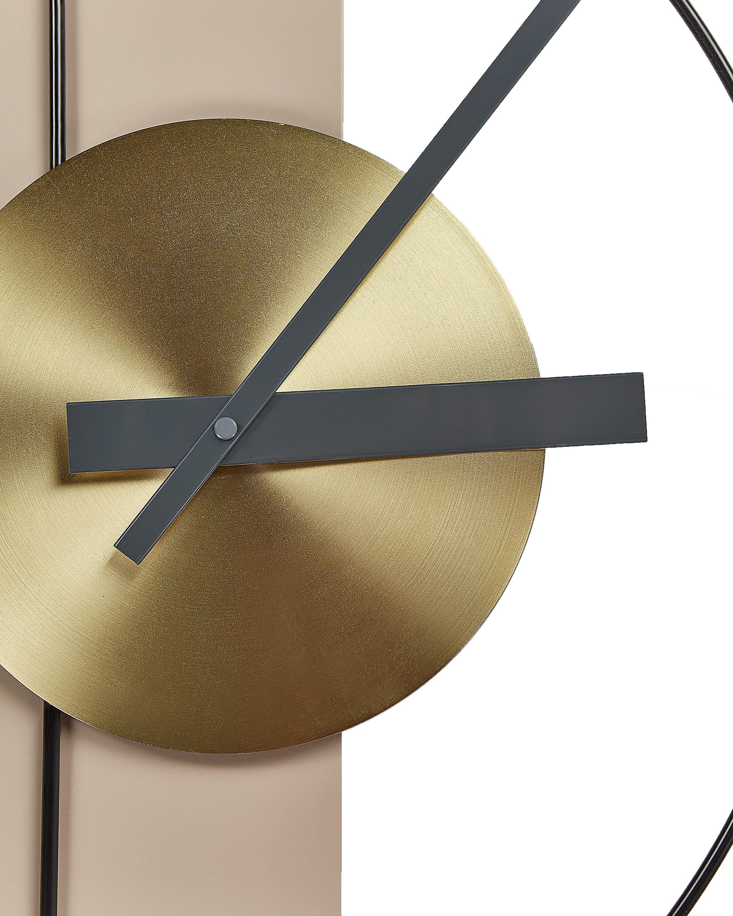 Beliani Wanduhr aus Stahl Modern CEVINS  