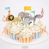 Meri Meri Kit mit 24 Safari-Tiere Cupcakes  