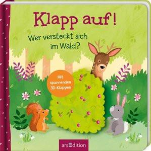 Klapp auf! Wer versteckt sich im Wald? Bruns, Elena; Partis, Joanne (Illustrationen) Copertina rigida 