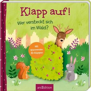 Klapp auf! Wer versteckt sich im Wald? Bruns, Elena; Partis, Joanne (Illustrationen) Copertina rigida 