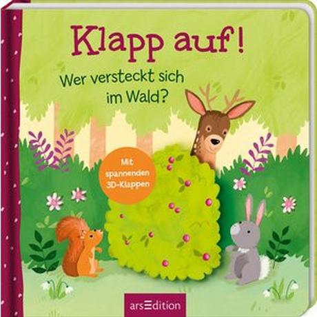 Klapp auf! Wer versteckt sich im Wald? Bruns, Elena; Partis, Joanne (Illustrationen) Copertina rigida 