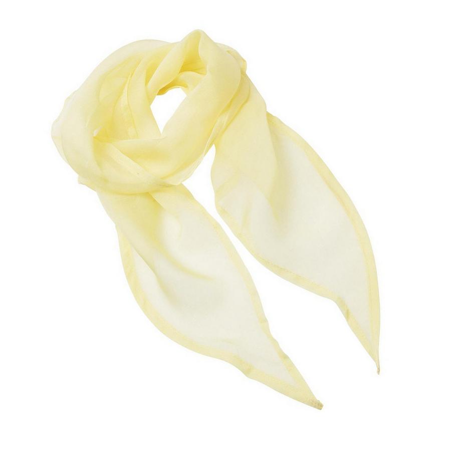 PREMIER Einfarbiger Chiffonschal  