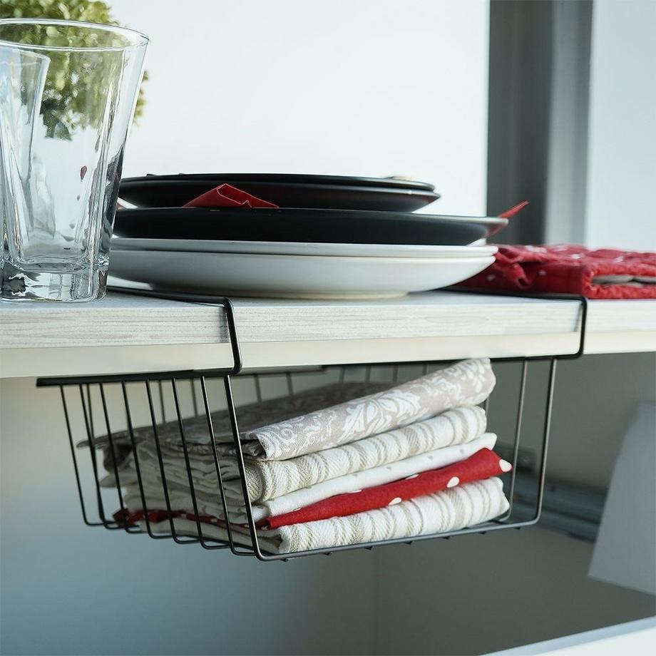 B2X  Praktischerer Metallkorb für zusätzliche hängende Aufbewahrung 