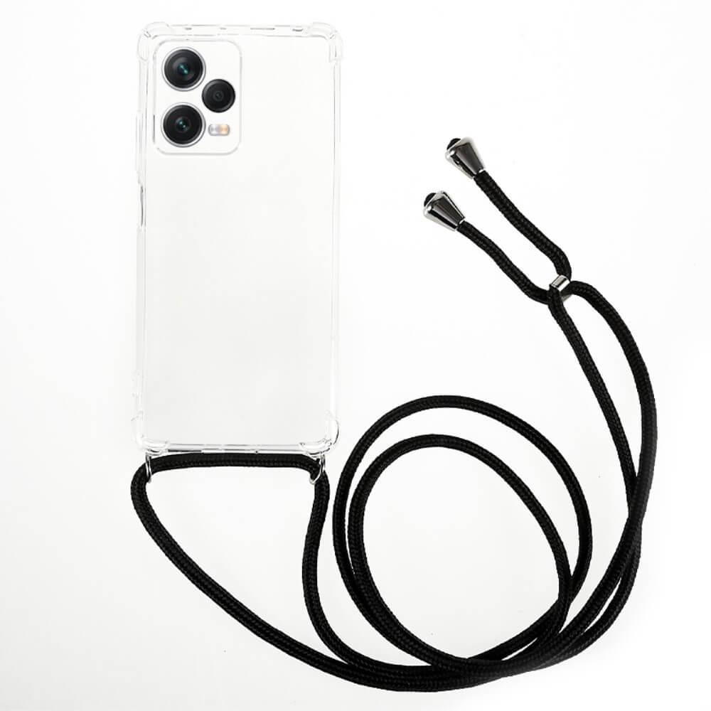 Image of Xiaomi Redmi Note 12 Pro+ - Hülle Mit Umhängeband Transparent