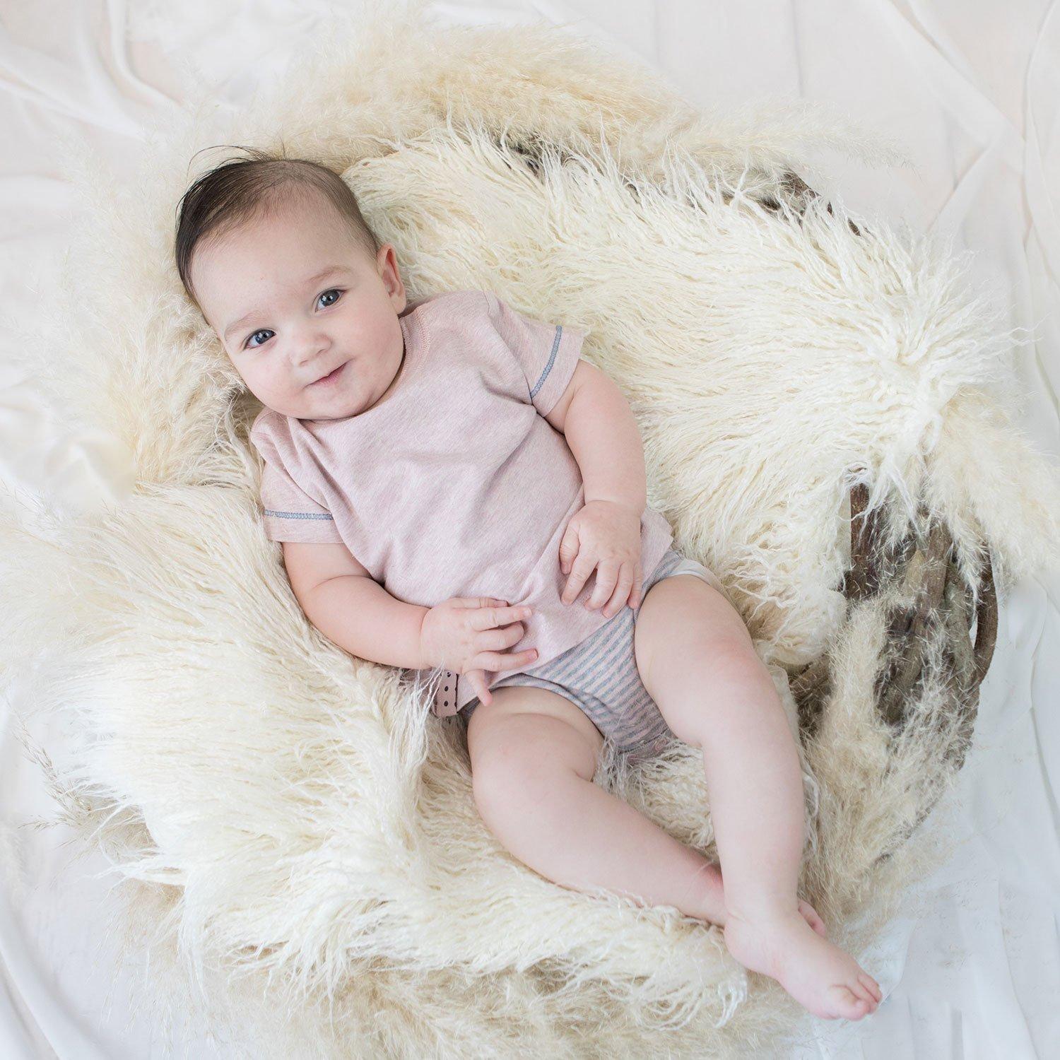 Image of Kurzarm-bodyshirt Unisex Rosa 18-24M