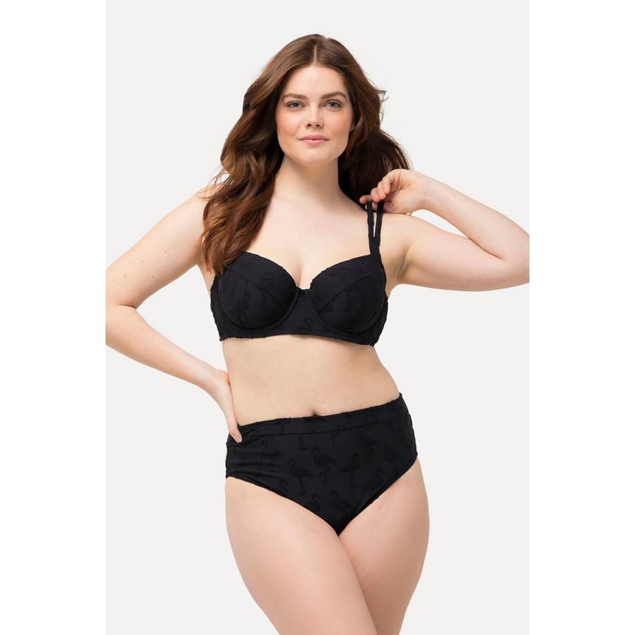 Ulla Popken Flamingo Softcup Bügel Bikini D-Cup  