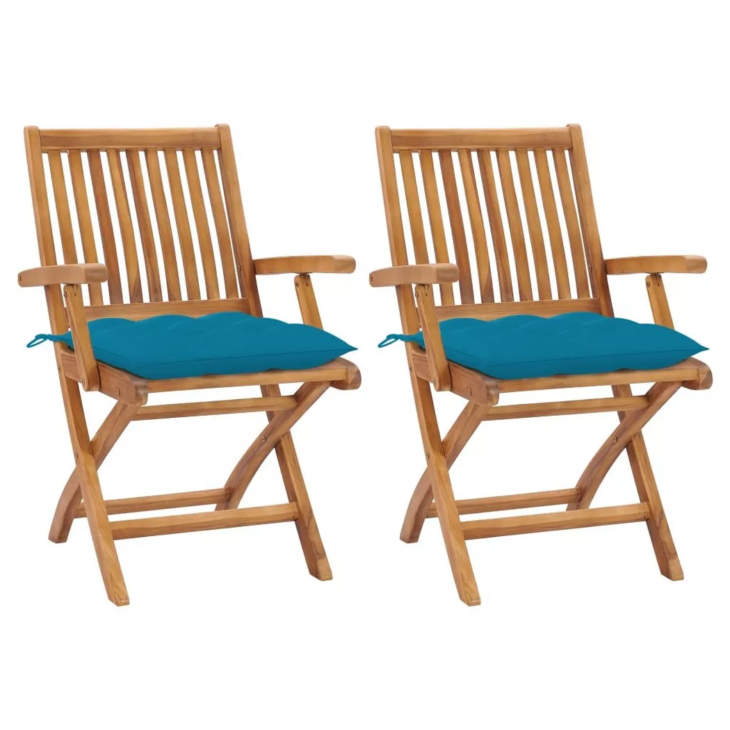 VidaXL - Gartenstuhl teak, One Size, Braun