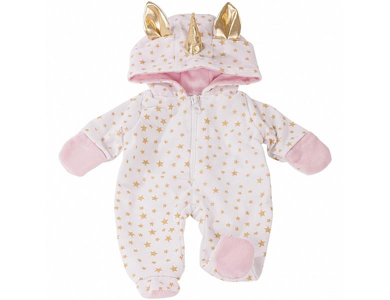 Image of 3402913 Onesie Einhorn Einteiliger Puppen-Overall Puppenbekleidung Gr. M Bekleidungsund Zubehörset für Babypuppen 42 46 cm