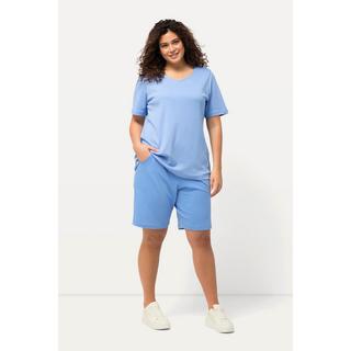 Ulla Popken  Short en jersey, poches et taille élastique 