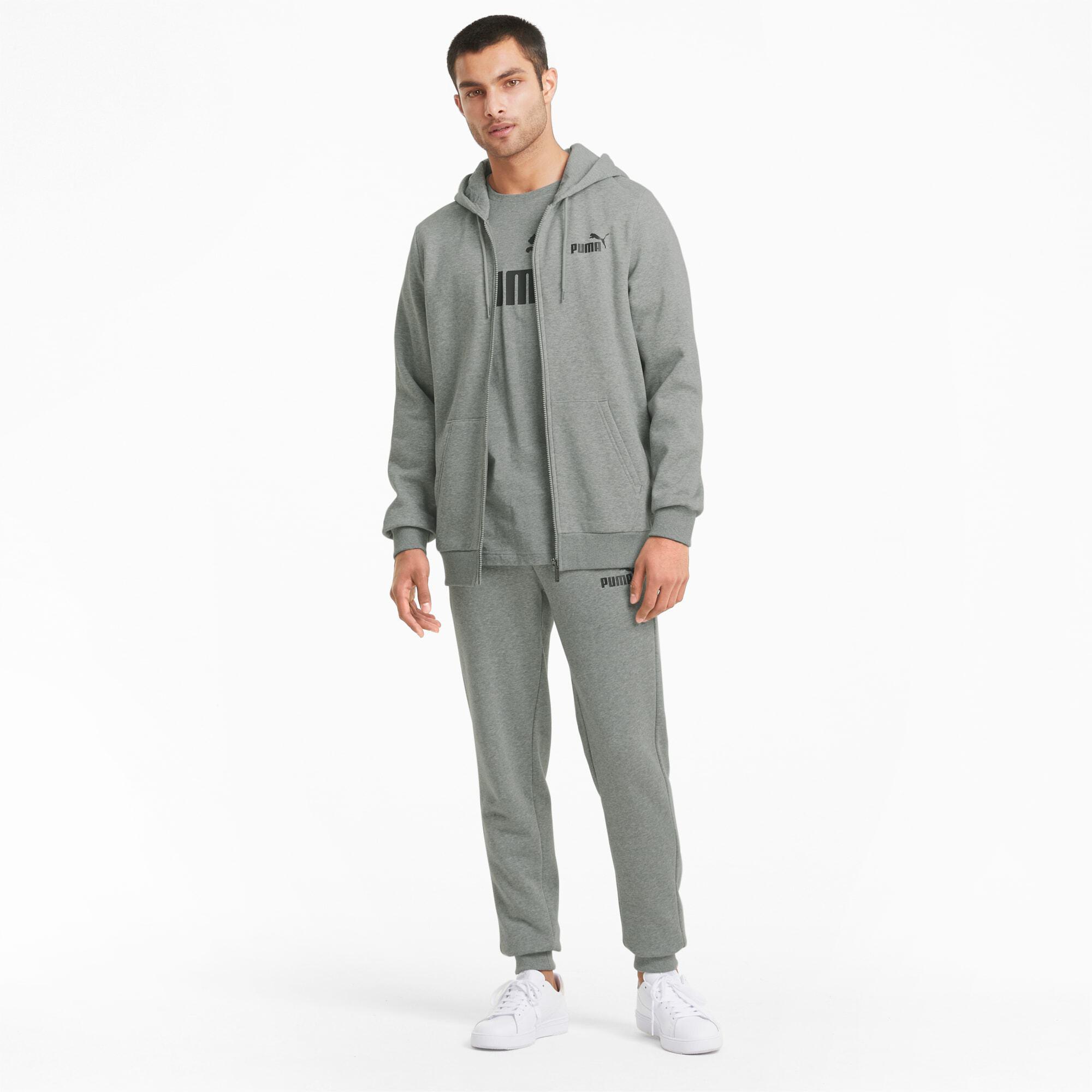 PUMA  fepa con cappuccio a zip intera essentai ogo 