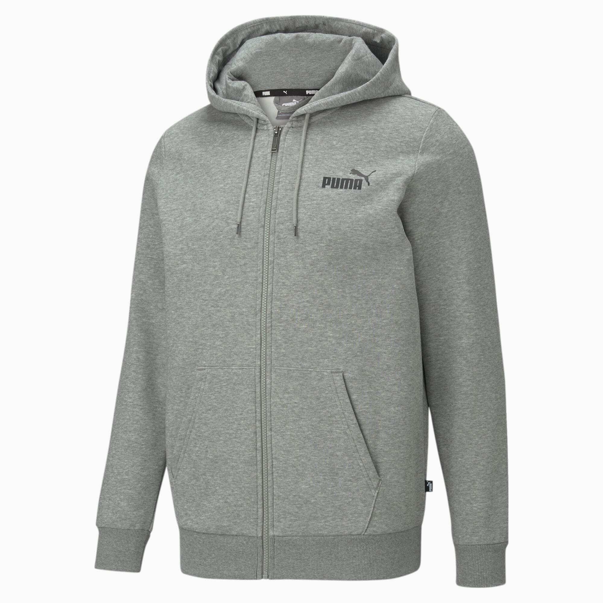 PUMA  fepa con cappuccio a zip intera essentai ogo 