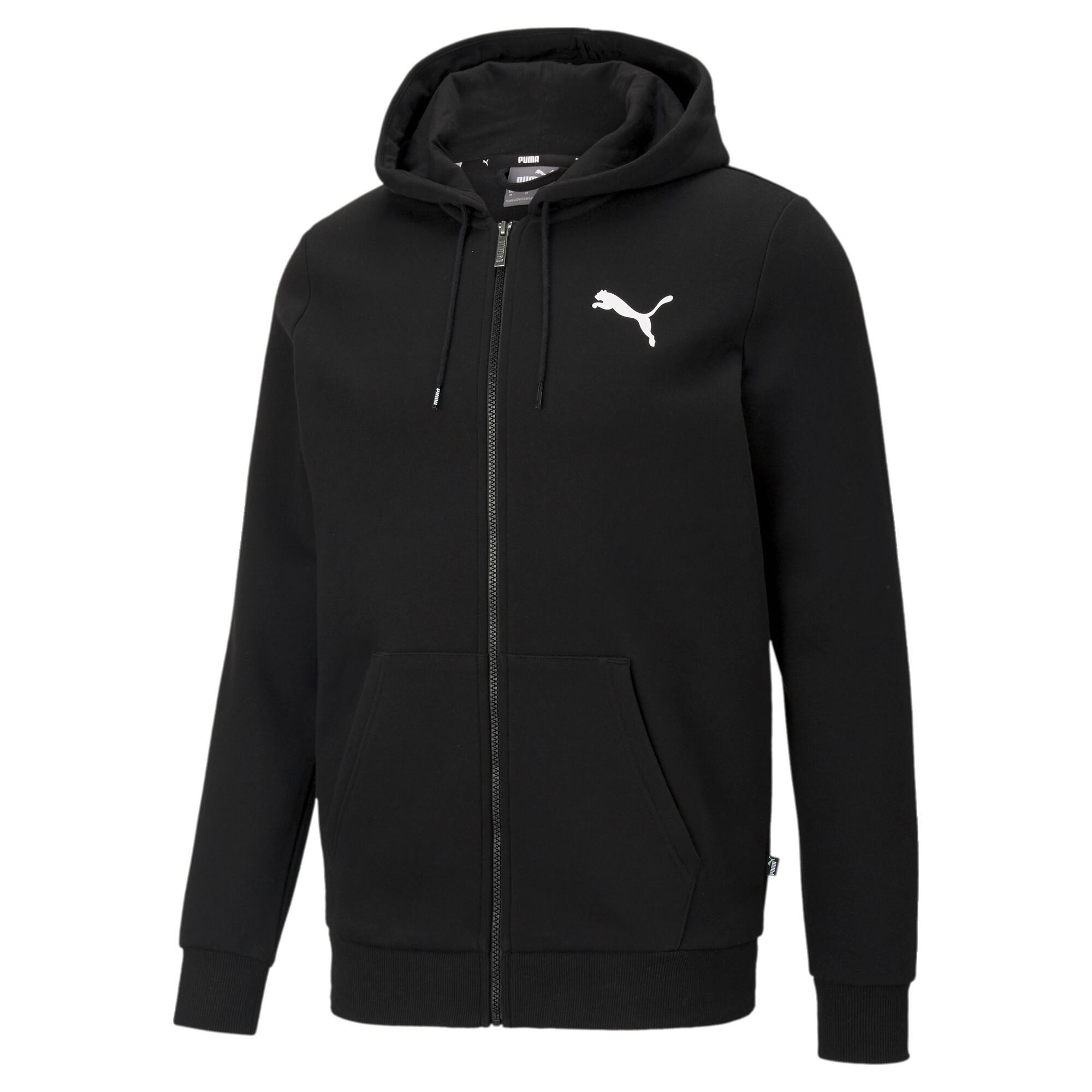 PUMA  fepa con cappuccio a zip intera essentai ogo 