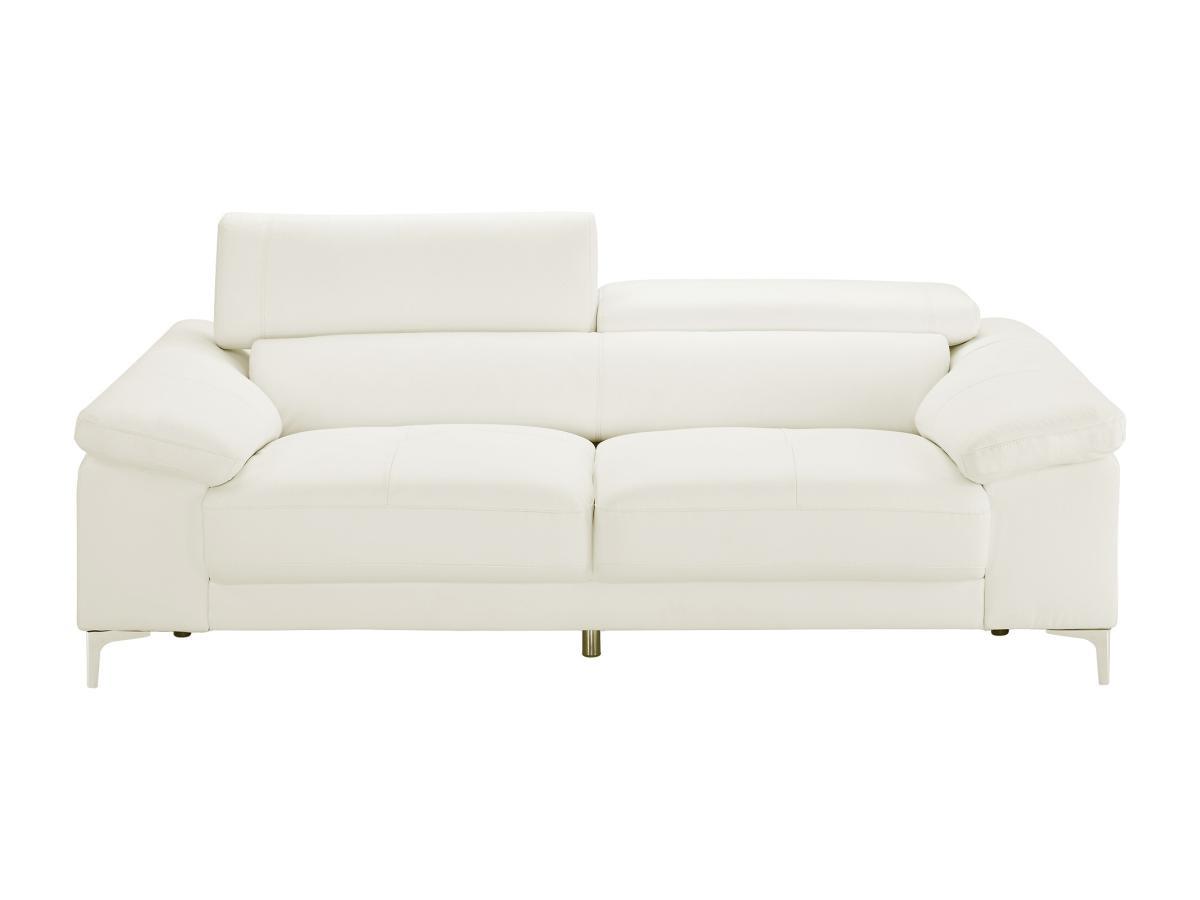 Vente-unique Ledersofa 3Sitzer SOLANGE  