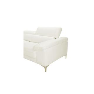 Vente-unique Ledersofa 3Sitzer SOLANGE  