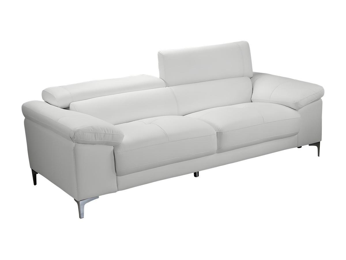 Vente-unique Ledersofa 3Sitzer SOLANGE  