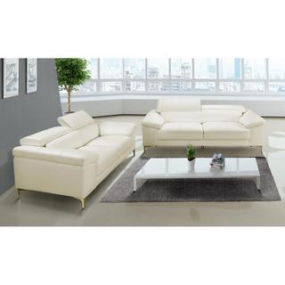 Vente-unique Ledersofa 3Sitzer SOLANGE  