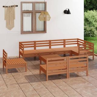 VidaXL Mobilier de jardin bois de pin  