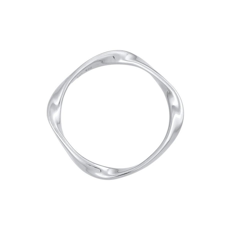 Elli  Ring Elli Ring Bandring Gedreht Stapelring Basic 925 Silber 