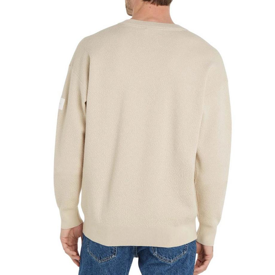 Calvin Klein Natural Structure Rundhals-Sweatshirt  