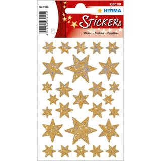 HERMA Weihnachtssticker Sterne  