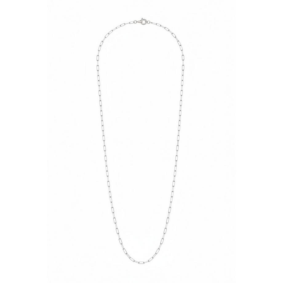 CharmHalskette mit PaperclipGliedern aus