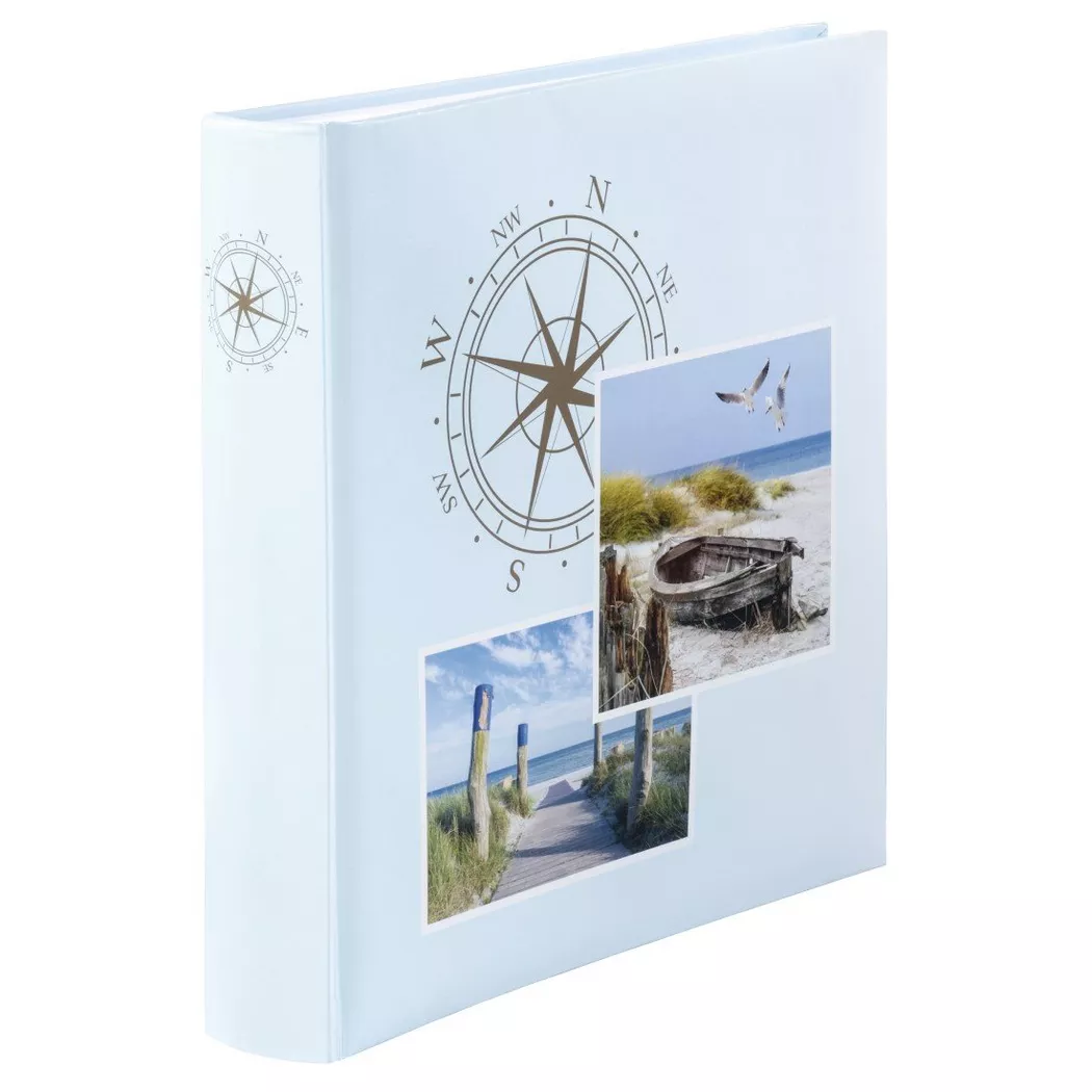 Hama Compass Fotoalbum Hellblau 400 Blätter 10 x 15 cm