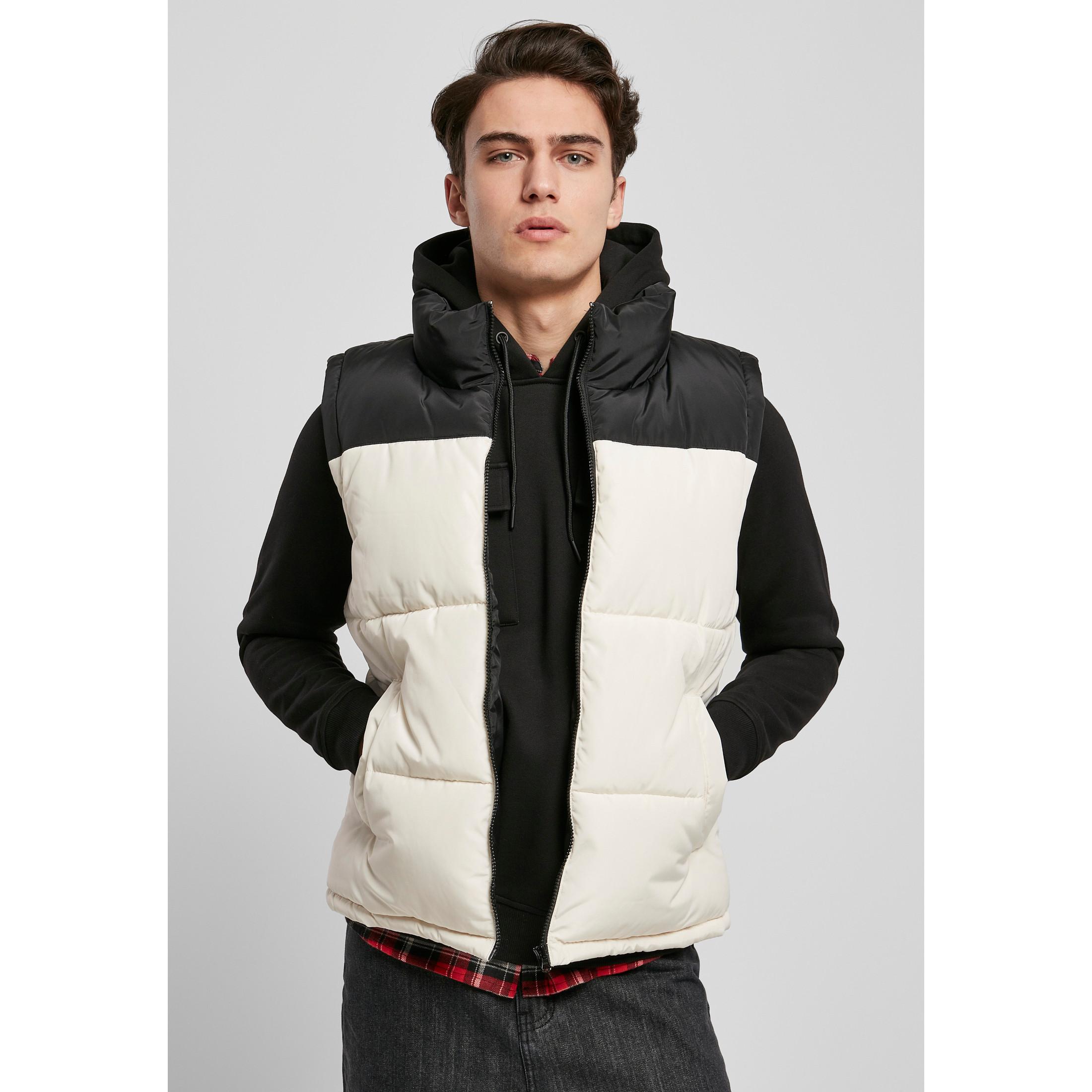 URBAN CLASSICS  giacca taglie grandi block puffer 