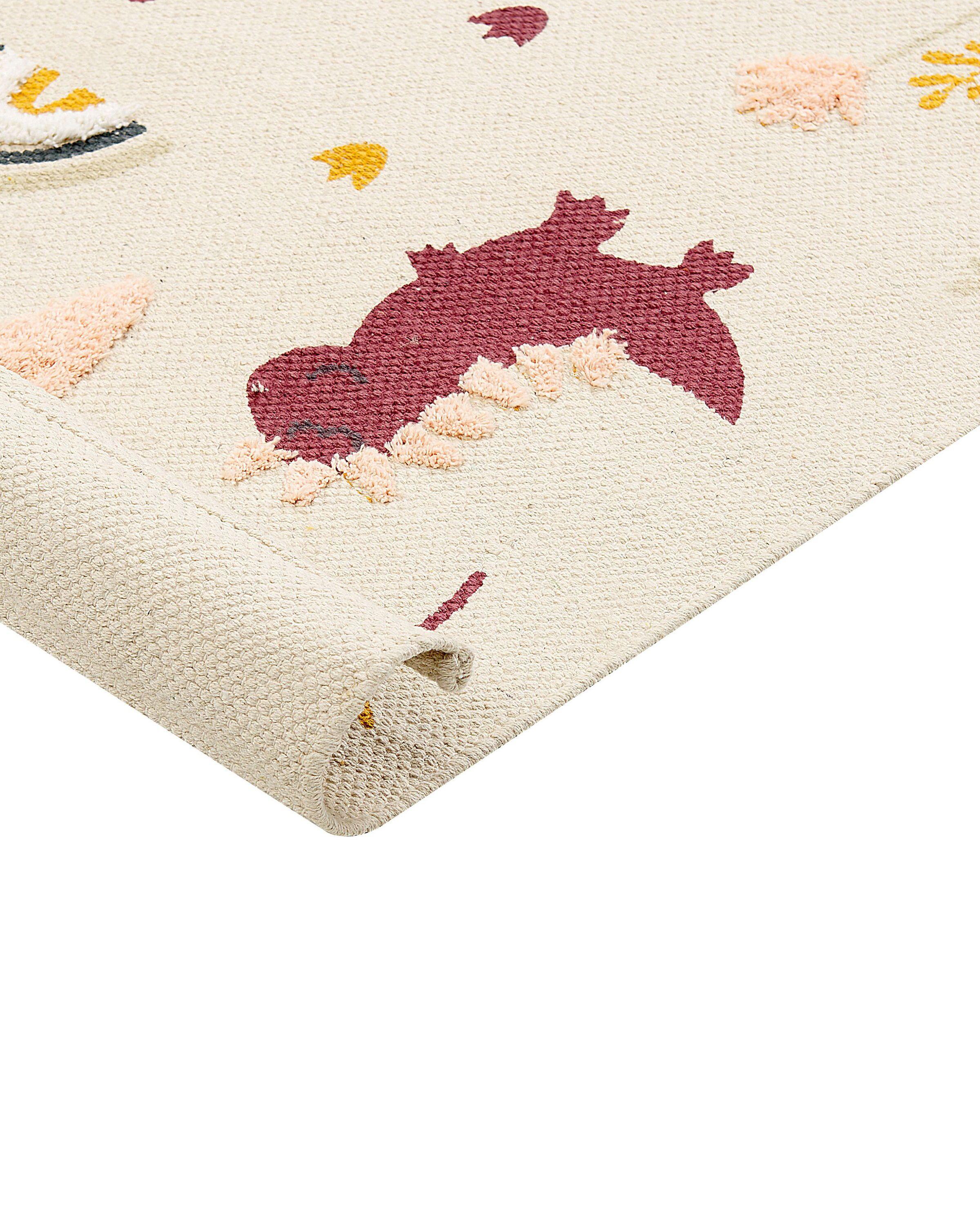 Beliani Tapis enfant en Coton Boho TIOP  