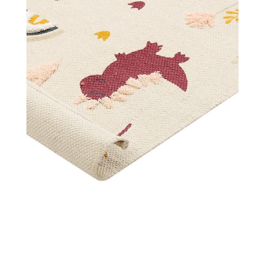 Beliani Kinderteppich aus Baumwolle Boho TIOP  