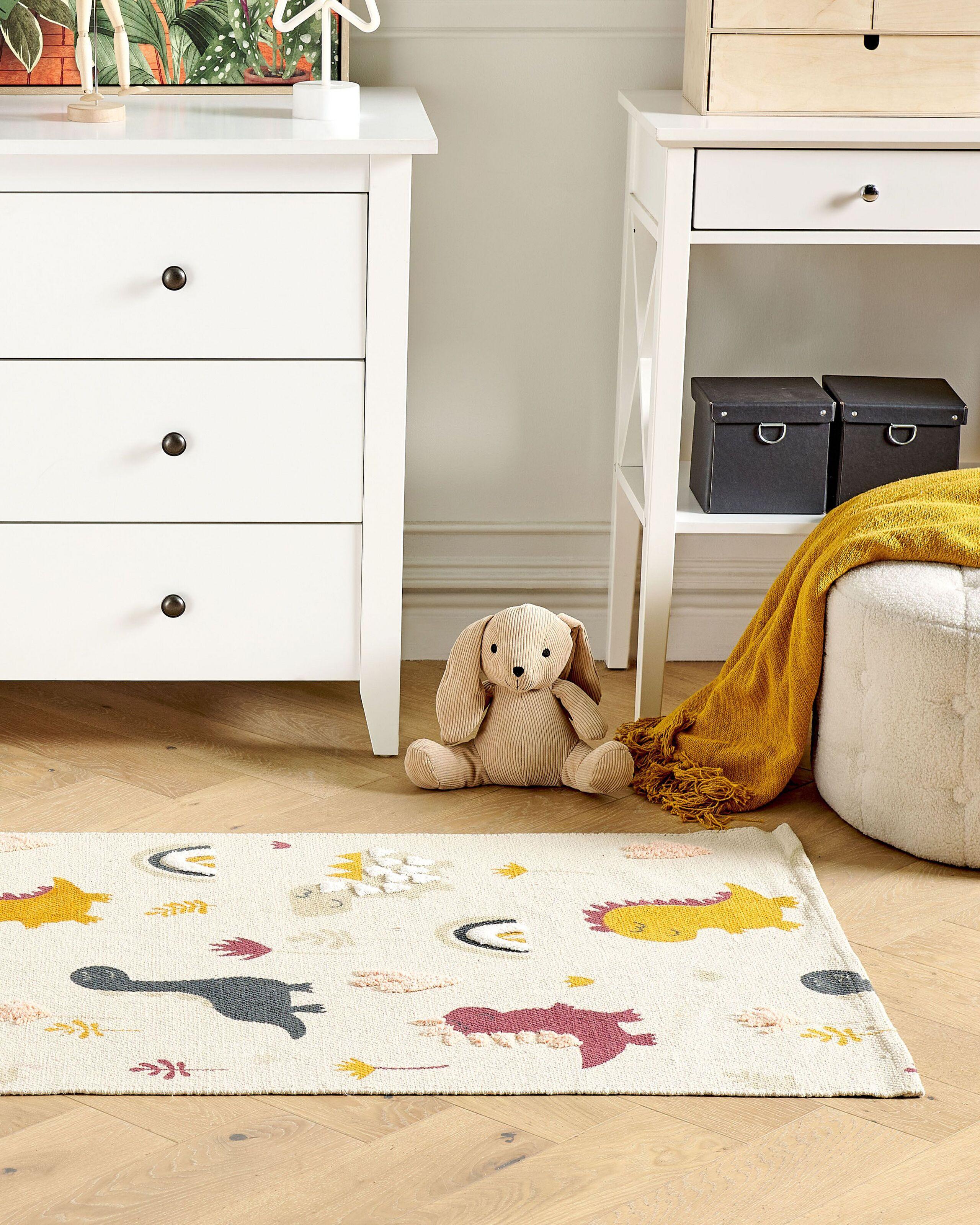 Beliani Tapis enfant en Coton Boho TIOP  