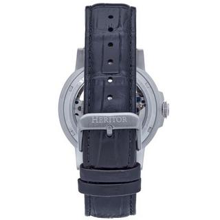 Heritor Automatic  Montre automatique Heritor Davies semi-squelettique avec bracelet en cuir 