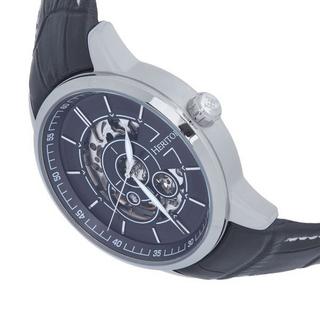 Heritor Automatic  Montre automatique Heritor Davies semi-squelettique avec bracelet en cuir 