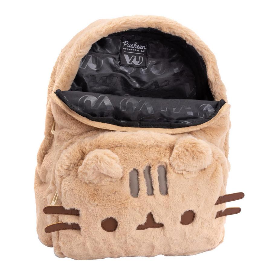 PUSHEEN Sac à dos 3D en fausse fourrure  