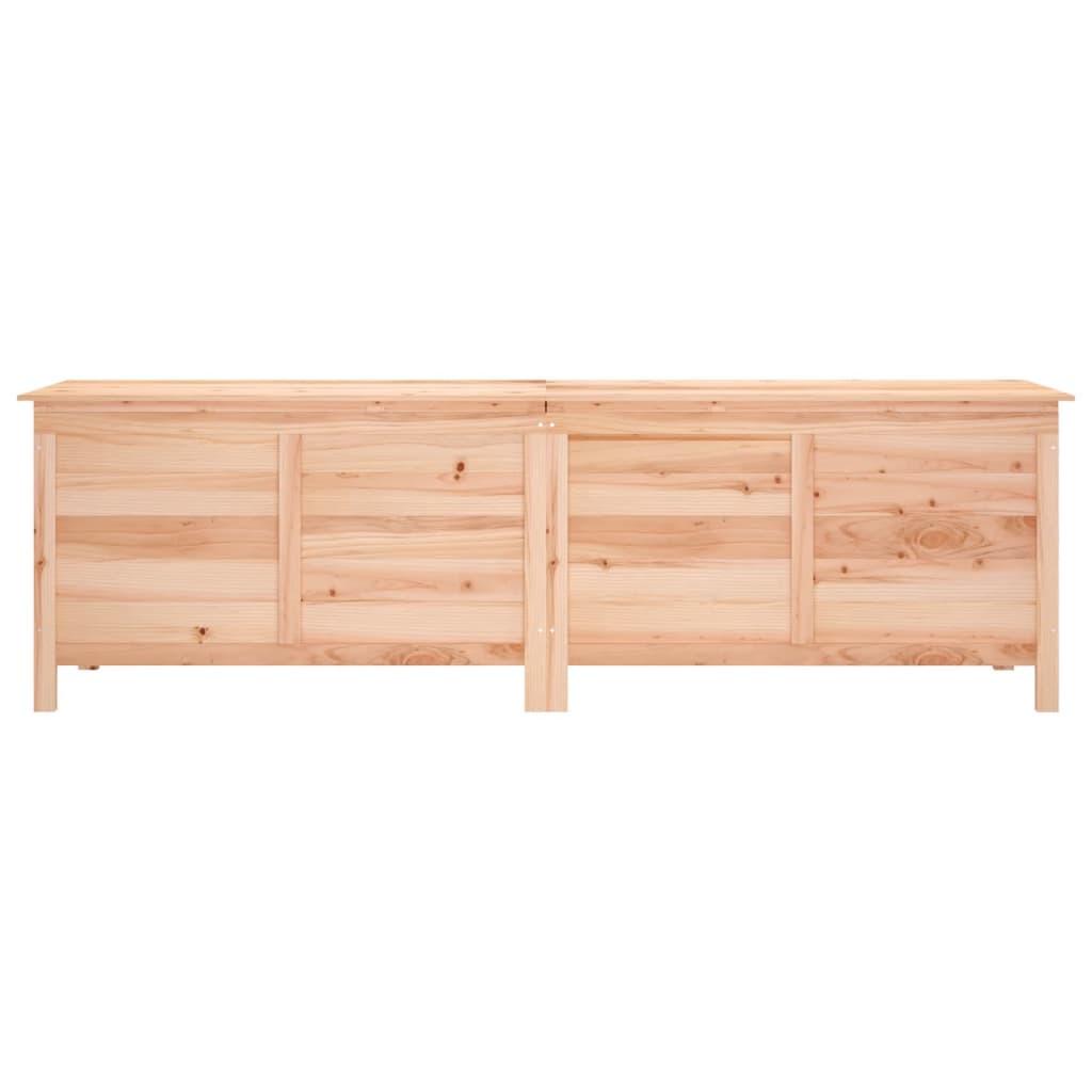 VidaXL Boîte de rangement de jardin bois d'ingénierie  