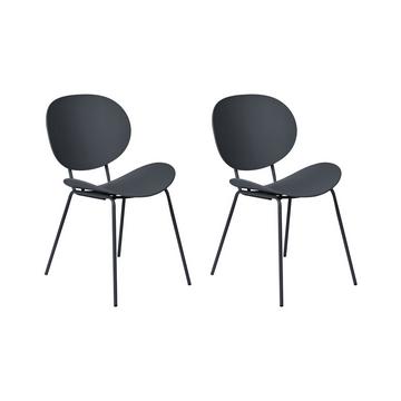 Lot de 2 chaises en Polypropylène Scandinave SHONTO