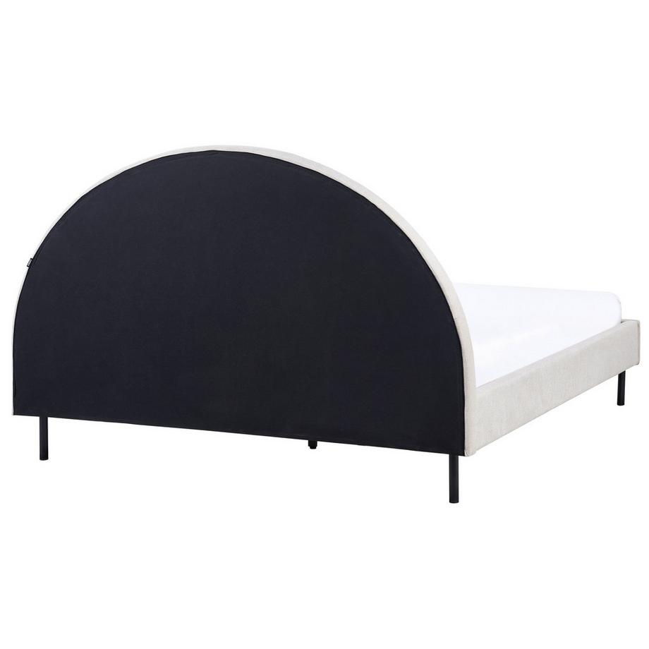 Beliani Letto en Tessuto Retrò MARGUT  