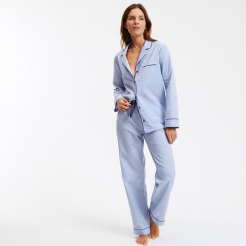 Pyjama effet chambray