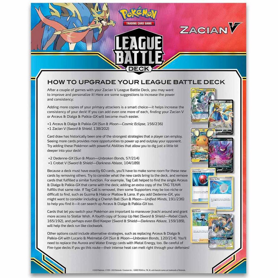 Pokémon  League Battle Deck Zacian V 