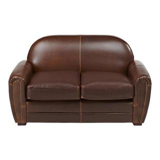 Vente-unique Ledersofa Vintage 2Sitzer BAUDOIN  