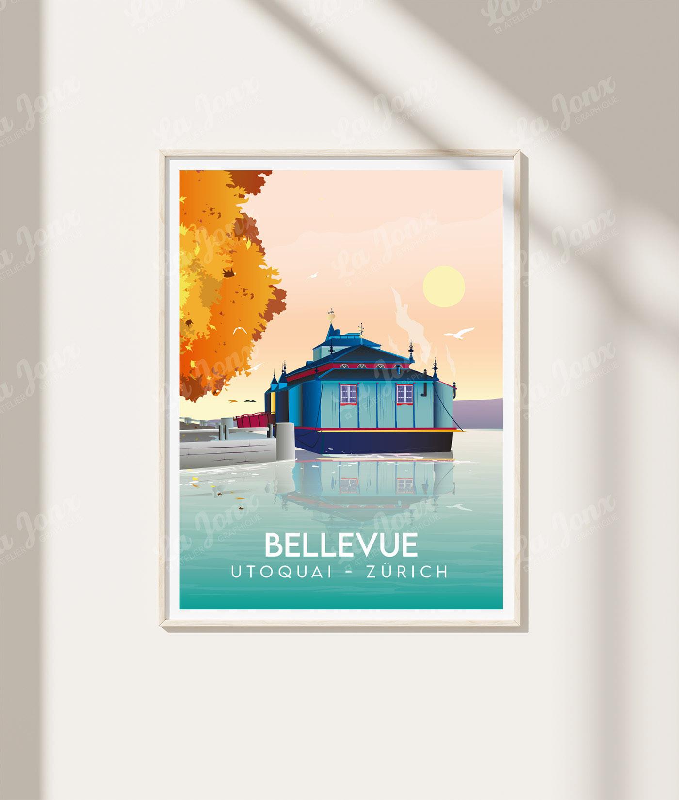 La-Jonx Affiche de Bellevue - Utoquai  