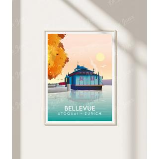La-Jonx Affiche de Bellevue - Utoquai  