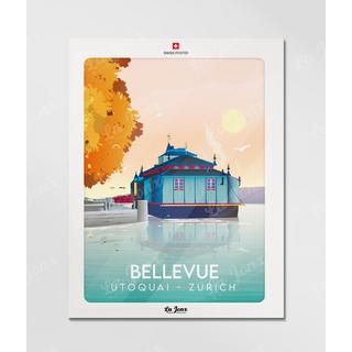 La-Jonx Affiche de Bellevue - Utoquai  