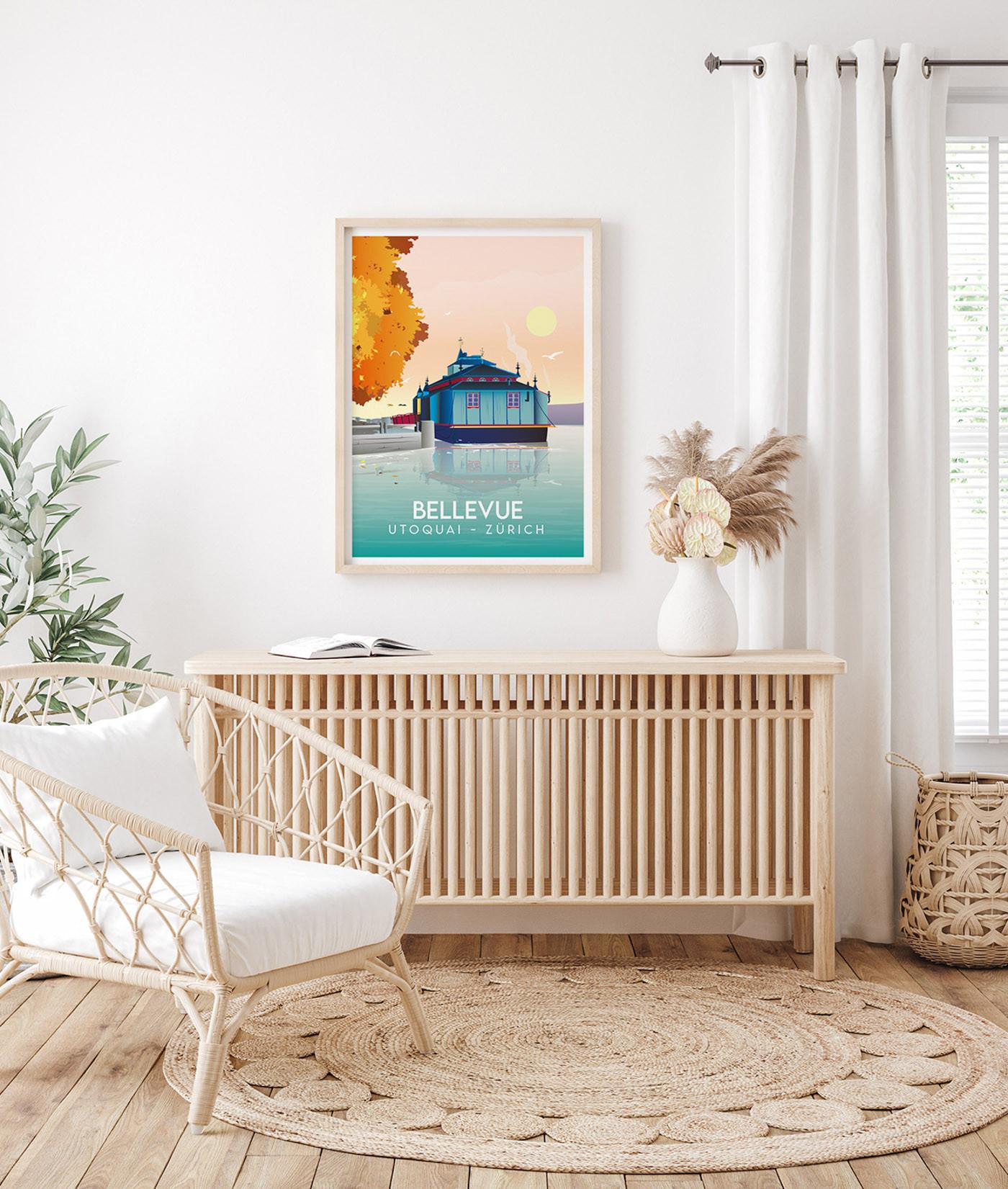 La-Jonx Affiche de Bellevue - Utoquai  