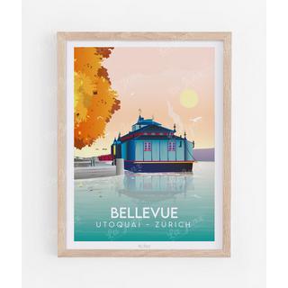 La-Jonx Affiche de Bellevue - Utoquai  