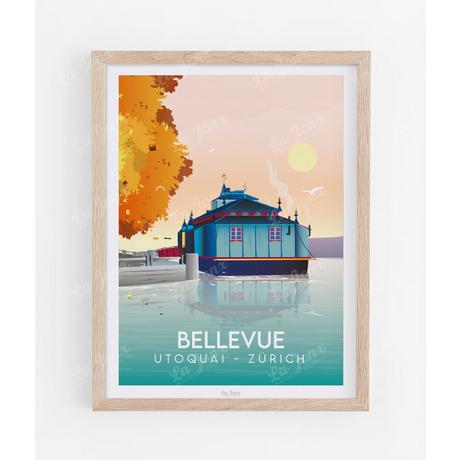 La-Jonx Affiche de Bellevue - Utoquai  