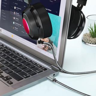 Avizar  Cavo audio USB-C / Jack 4 pin ad angolo 