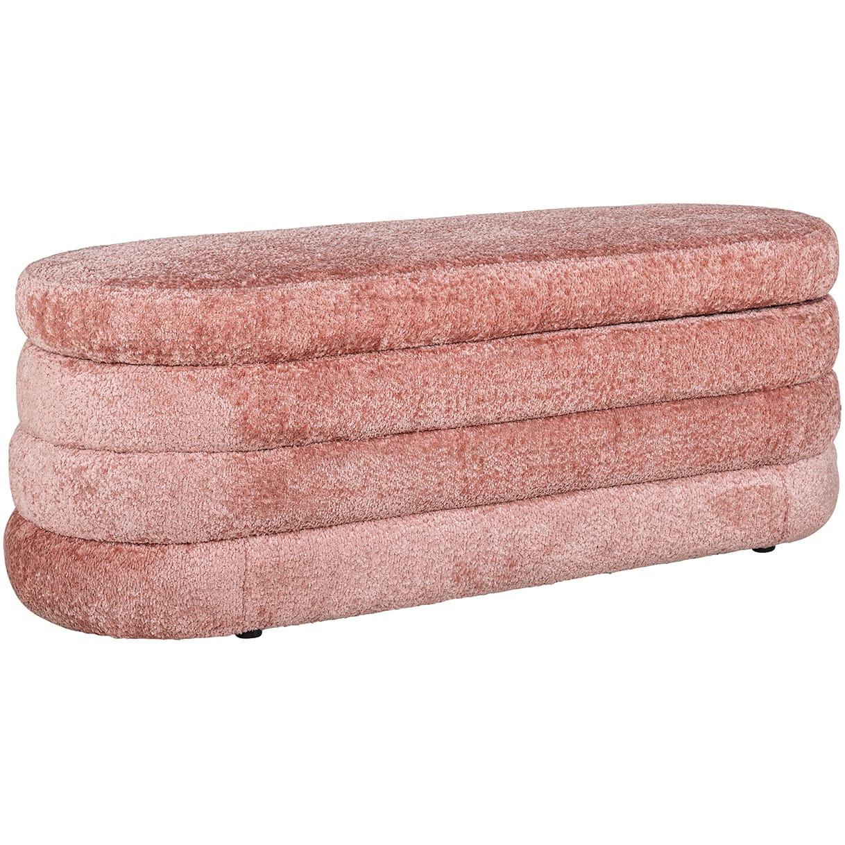 Image of Pouf Camille sheep salmon Pouf Camille sheep salmon